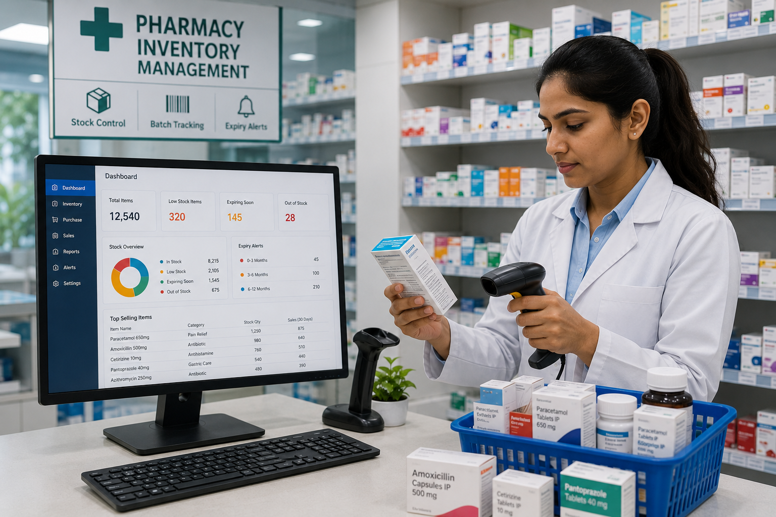 Modern Pharmacy Inventory Control and Stock Management