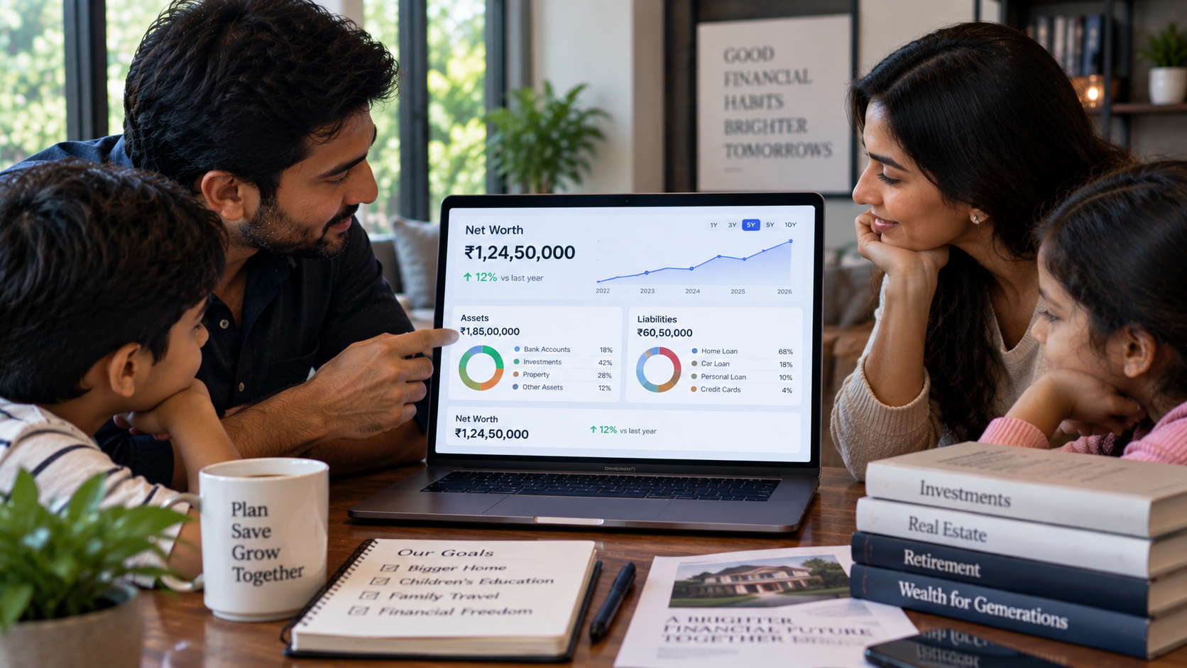 How Families Can Track Net Worth Over Time