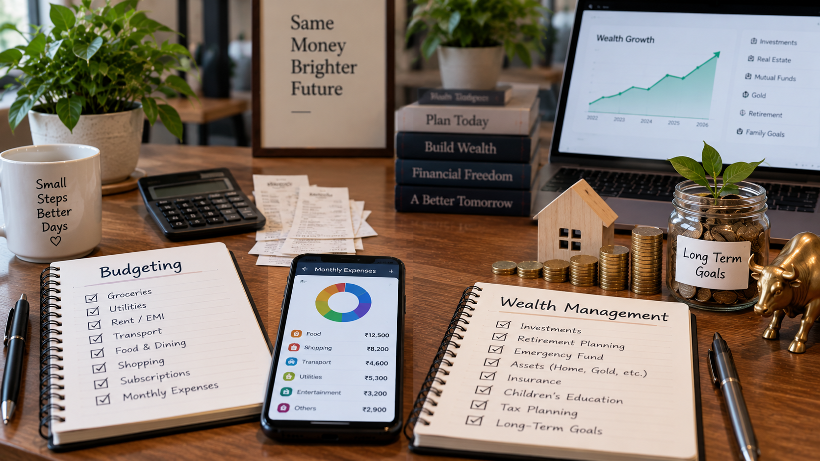 The Difference Between Budgeting and Wealth Management