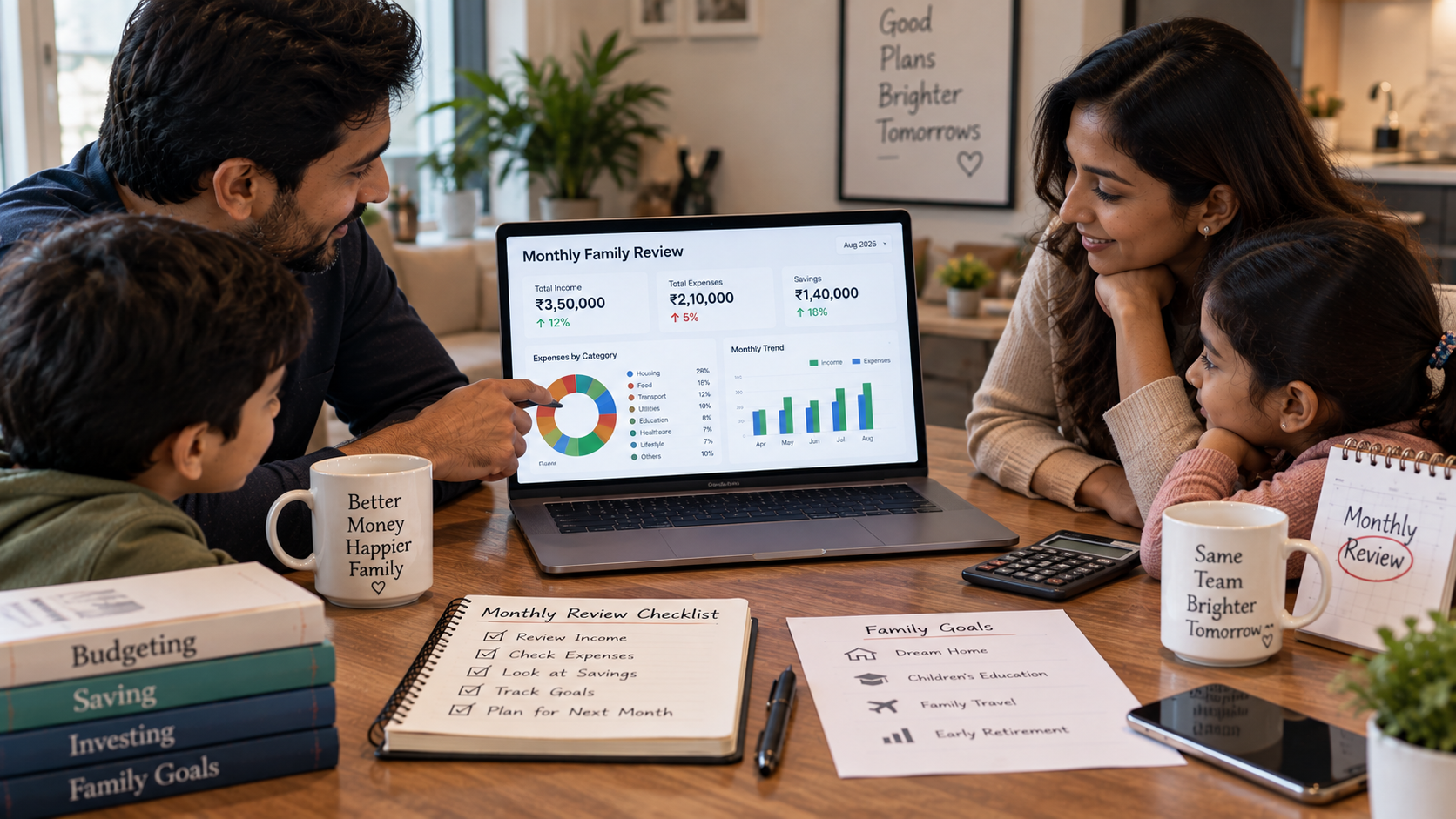 How to Prepare a Monthly Family Financial Review