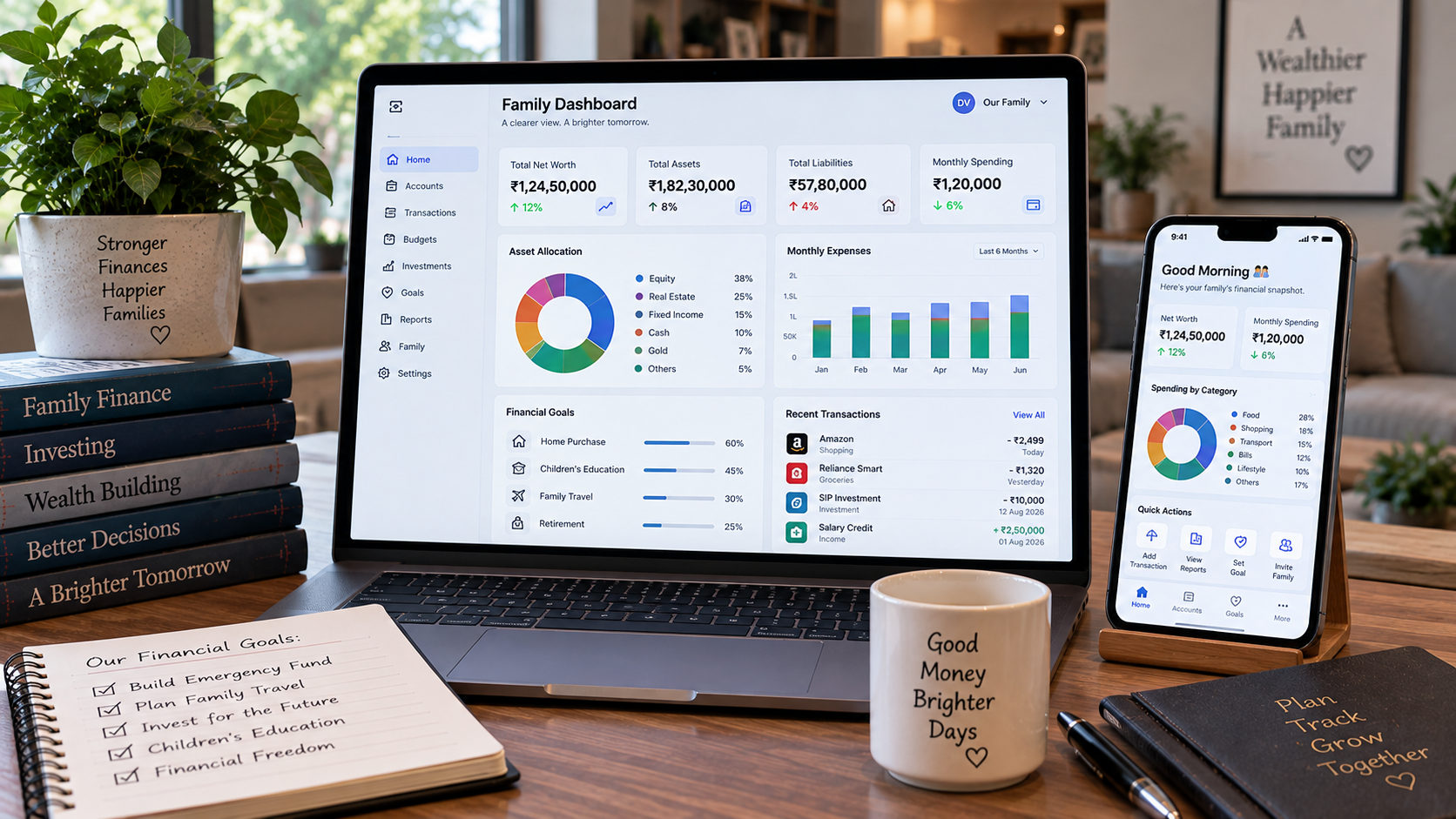 What Should a Family Financial Dashboard Include?