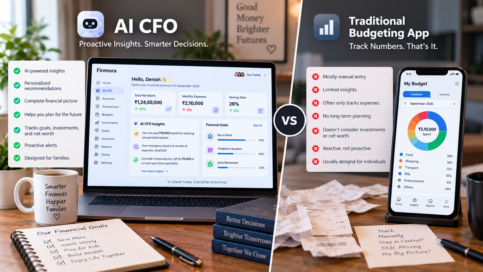 AI CFO vs Traditional Budgeting Apps: What Is the Difference?