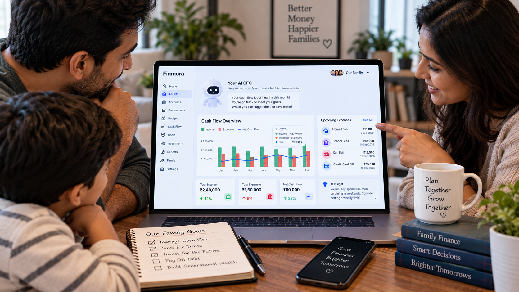 How an AI CFO Can Help With Family Cash Flow