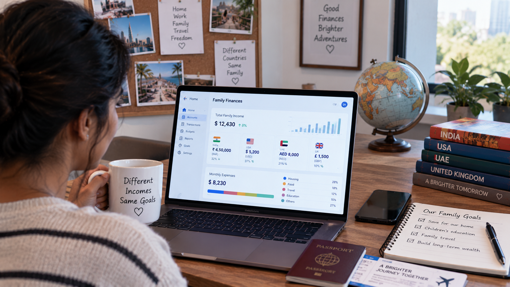 Managing Family Expenses When Income Comes From Different Countries